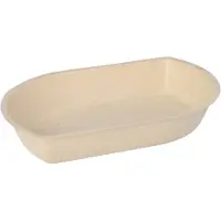 Papstar 50 Snacktrays Zuckerrohr 3,6 cm x 14,4 cm x 21 cm natur