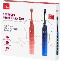 Oclean Electric Toothbrush Find Duo Set Rot und Blau