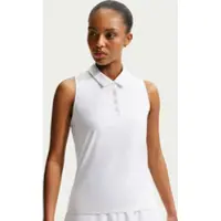 Nike Victory Dri-FIT ärmelloses Poloshirt (Damen) - Weiß |Größe M (EU 40-42)