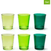 Excelsa Set Von 6 Wasserglas Portofino Glas 30 Cl Bunt
