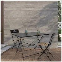 Home Deco Factory Klappbarer Gartentisch "Palerme" 110 x 70 cm