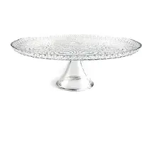 Excelsa Tortenständer Arabesque Glas 31 Cm Cm Transparent
