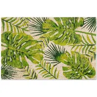 Excelsa Fußmatte Foliage Kokosnuss 60x1,5x40 cm Bunt