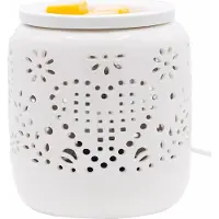 Candle Brothers Elektrische Duftlampe Keramik Weiß