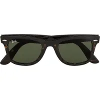 Ray-Ban RB 2140 WAYFARER Unisex-Sonnenbrille Vollrand Quadratisch Acetat-Gestell, braun
