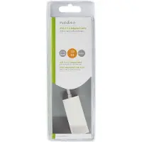 Nedis Ccgb61950wt02 Usb-netzwerkadapter Usb 3.2 Gen 1 1 Gbit/s Usb-a M-rj45 F Vernickelt 0.2 M