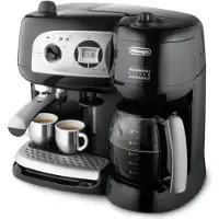 De'Longhi De’Longhi BCO 264.B, Kombi-Kaffeemaschine, 1,3 l, Gemahlener Kaffee, 1750 W, Schwarz, Silber, Edelstahl