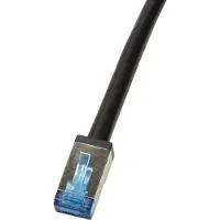 Logilink CQ7073S, 5 m, Cat6a, S/FTP (S-STP), RJ-45, Schwarz