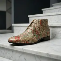 Lureaux Desert Lotus High - - Schöne bunte Schuhe - Einzigartiger Druck - Herren