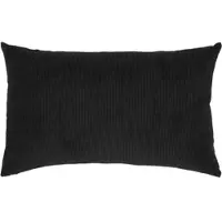 PAD Dekokissen "CASUAL", schwarz, unifarben, B:35cm L:60cm, Polyacryl, Polyester, Dekokissen_Sitzkissen_Kissenhüllen, Dekokissen, Made in Europe