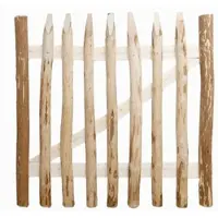 Voss.garden Gartentor für Staketenzaun, Haselnuss 90x100cm, Abstand 7-9cm