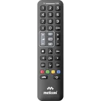 Meliconi Control 2+, TV, Beistellgerät, IR Wireless, Drucktasten, Schwarz