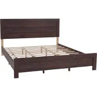 Mendler King Size Bett MCW-P44, Doppelbett Bettgestell mit Lattenrost, 180x200cm Walnuss-Optik