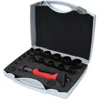 Ks Tools Ring-Stanzeisen-Satz, 16-tlg
