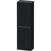 Duravit Ketho.2 Halfhoge Kast 40x24x132 cm Mat Eiken (zwart)