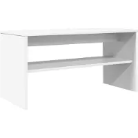 vidaXL TV-Schränk 80 x 35 x 40 cm Weiß Holzwerkstoff