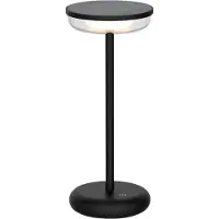 Enovalite LED-Akku-Tischleuchte, Solar- u. Netzbetrieb, dimmbar, 2700K