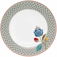 Pip studio Teller Home Tiefer Teller Blooming Tales Blue 21,5 cm (6er Set)