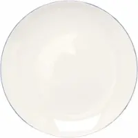 Vt wonen Teller vtwonen Plate White-Blue Line 23 cm (6er Set)