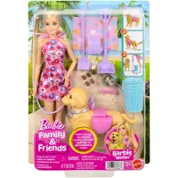 Barbie Malibu And Her Little Dog Poop Puppe
