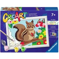 Ravensburger CreArt Malen nach Zahlen – Eichhörnchen