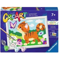 Ravensburger CreArt Malen nach Zahlen – Katze mit Schmetterling