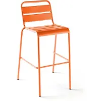 Oviala Metallhocker im industriellen Stil Orange - Palavas