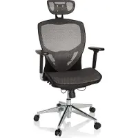 Hjh OFFICE VENUS ONE - High End Bürostuhl Silbergrau/Schwarz