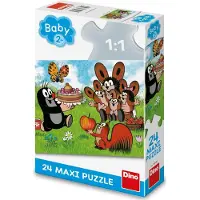 Dinotoys DINO Puzzle Maulwurf: Geburtstag MAXI 24 Stück