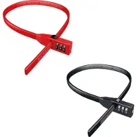 Basi - Kabelbinder-Schloss-SET - KBS 50 - 1x ROT & 1x SCHWARZ - 2X6990-0310-MIX
