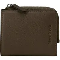 Marc O'Polo Leder Geldbörse Manuel Combi Wallet Dark Nickle braun