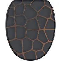 Sanilo WC-Sitz mit Absenkautomatik und Schnellverschluss Mesh, Toilettendeckel direkt vom Hersteller, Klodeckel, Klobrille, WC Deckel, WC Brille