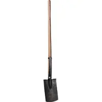 Krumpholz Rodespaten Blattmass 285 x 180 mm Grösse 2 mit Knopf-Stiel Stiellänge 1100 mm 2700 g