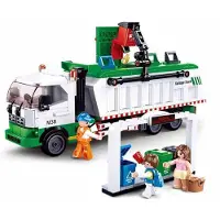 Sluban 0780 - Müllwagen ink. Karten - Neu