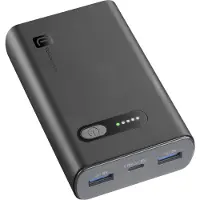 Cellularline Fast PD 10000, 10000 mAh, Lithium-Ion (Li-Ion), Power Delivery, Schwarz