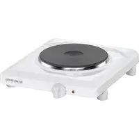 Rommelsbacher Einzelkochplatte THL 1597, langlebige Gussheizplatte, emailliertes Gehäuse, stufenlose Temperaturregelung, Überhitzungsschutz,1 Heizplatte: 180 mm Ø, 1500 Watt