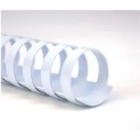 GBC Binderücken, Plastik, Ø 14 mm, 100 Stück, weiß