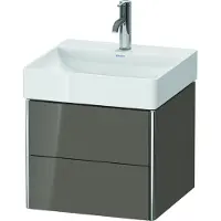 Duravit XSquare Waschtischunterbau wandhängend 48,4x46,0 cm, 2 Schubkästen, für Waschtisch DuraSq