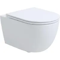 Kielle oudee - hangend toilet met softclose wc zitting, rimless vortex+, wit