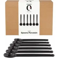 Vt wonen Besteck Löffel Porzellan Matt Black Small (6er Set)
