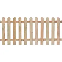 Tuindeco Gartenzaun gerade 60 cm