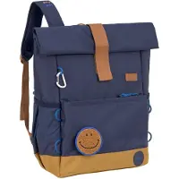 Lassig Kinderrucksack - Medium Rolltop Backpack Little Gang, navy