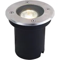 LUCANDE Bodeneinbauleuchte Ava, Ø 12 cm, rund, IP67, GU10