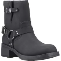 Rocket dog - "Nino" Biker Stiefel für Damen, Knöchelhoch (Schwarz)