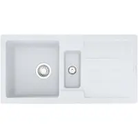 Franke Smart Strata Einbauspüle Fragranitspüle STG 651-86 Glacier Handbedienung ab 60 cm 114.0338.310 - inkl.