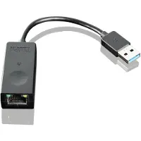 Lenovo ThinkPad USB 3.0 Ethernet Adapter, Kabelgebunden, RJ-45, USB, 1000 Mbit/s, Schwarz
