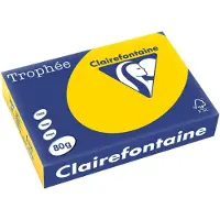 Clairefontaine Gold gelb A4 Farbiges Papier 160 g/m² (250 Blatt)