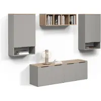 Livinity Wohnwand Piave Greige 5 Teile, Model 58807