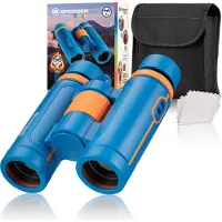 Bresser Optics JUNIOR 8810640, Dach, 7x, 3 cm, Blau, Orange, 315 g