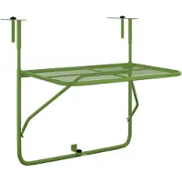 Syfax Balkontisch Grün 60x40 cm Stahl